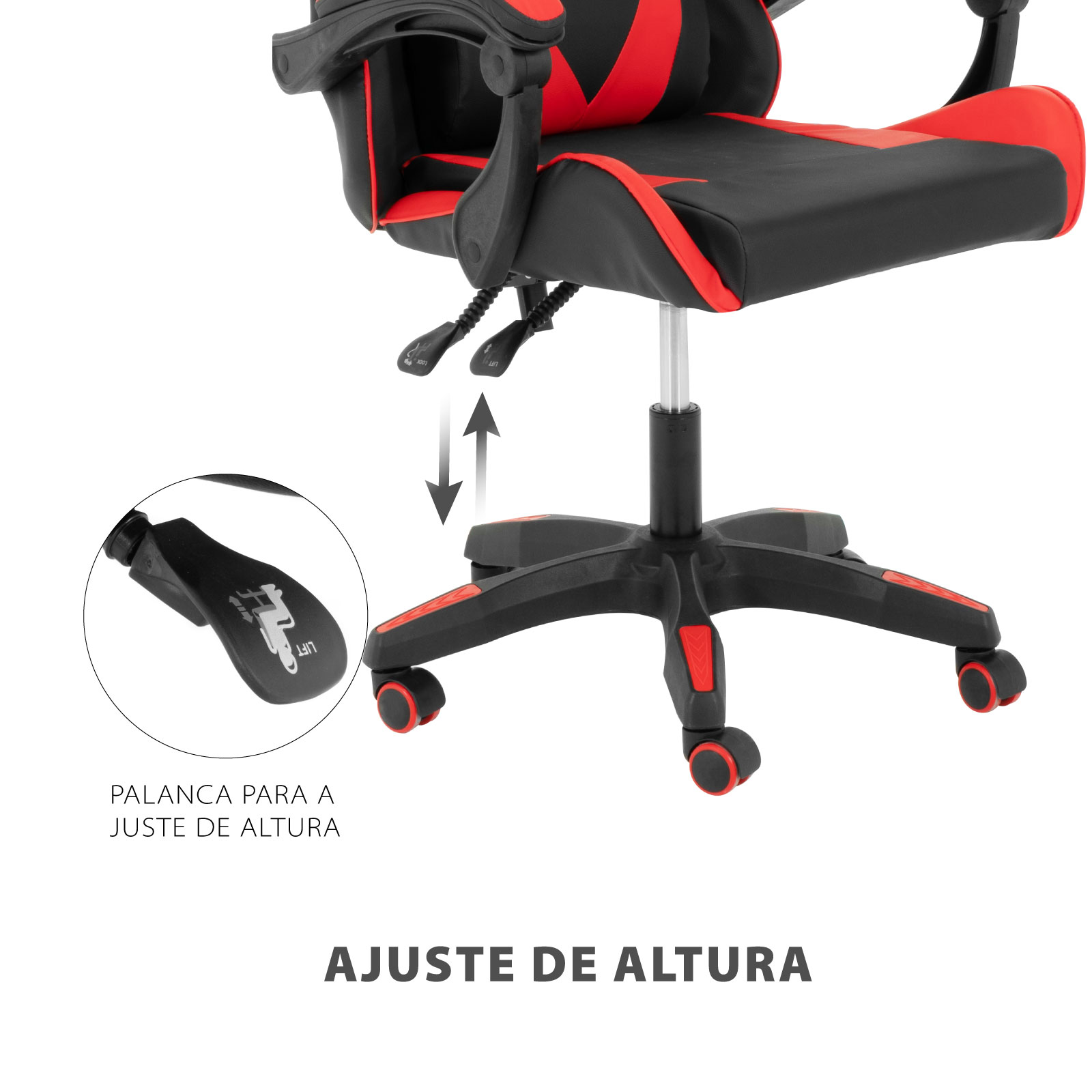 Foto 6 pulgar | Silla Gamer Onof NE/RO Multicolor