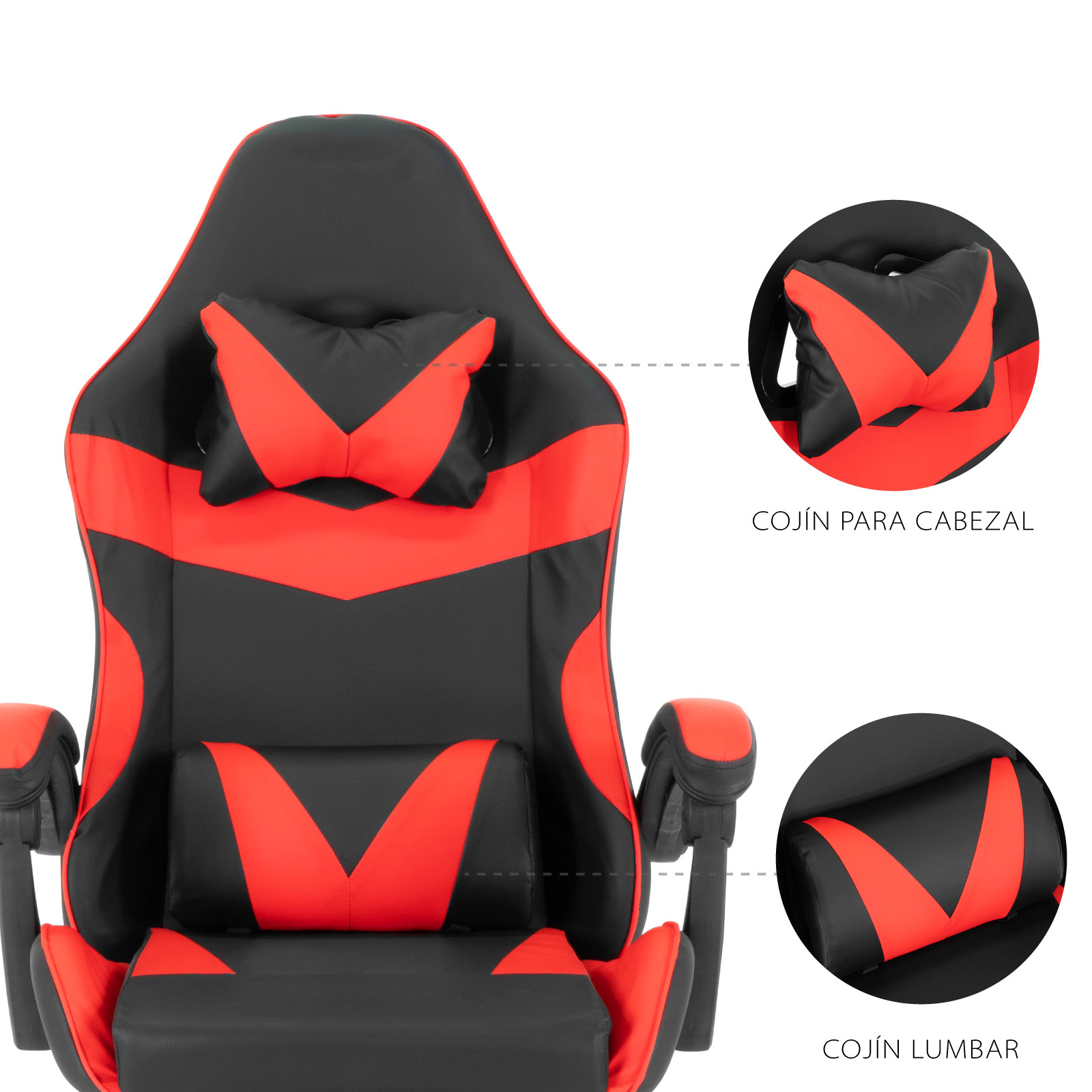 Foto 7 pulgar | Silla Gamer Onof NE/RO Multicolor