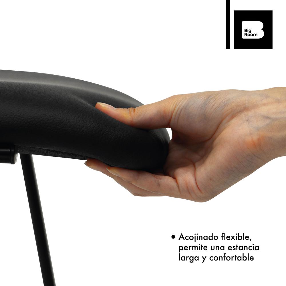 Foto 7 | Lote 2 Sillas Escritorio Sala De Espera Tapizada Vinipiel
