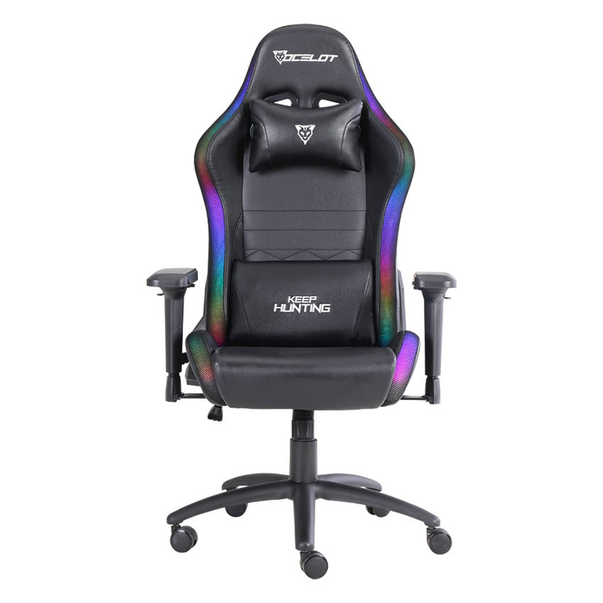 Foto 2 pulgar | Silla Gamer Ocelot Gaming AC-9675 color Negro