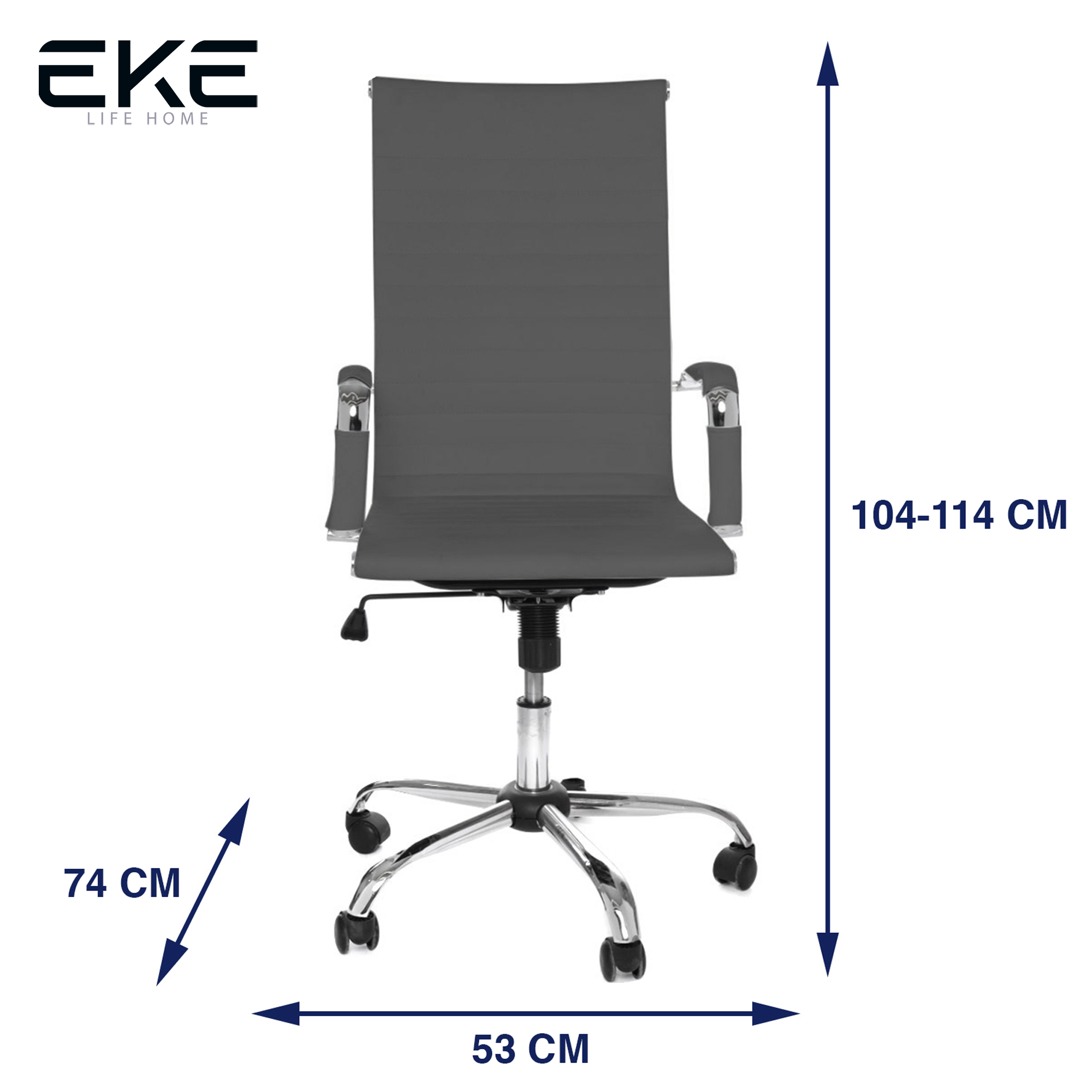 Foto 7 | Silla Eke Life Home Yx8503 Ergonómica color Gris