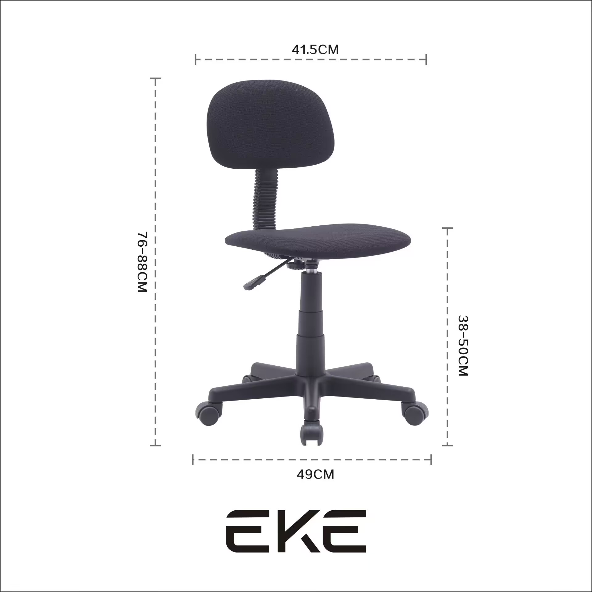 Foto 6 pulgar | Silla Eke Life Home Yx2248 Ejecutiva color Negro