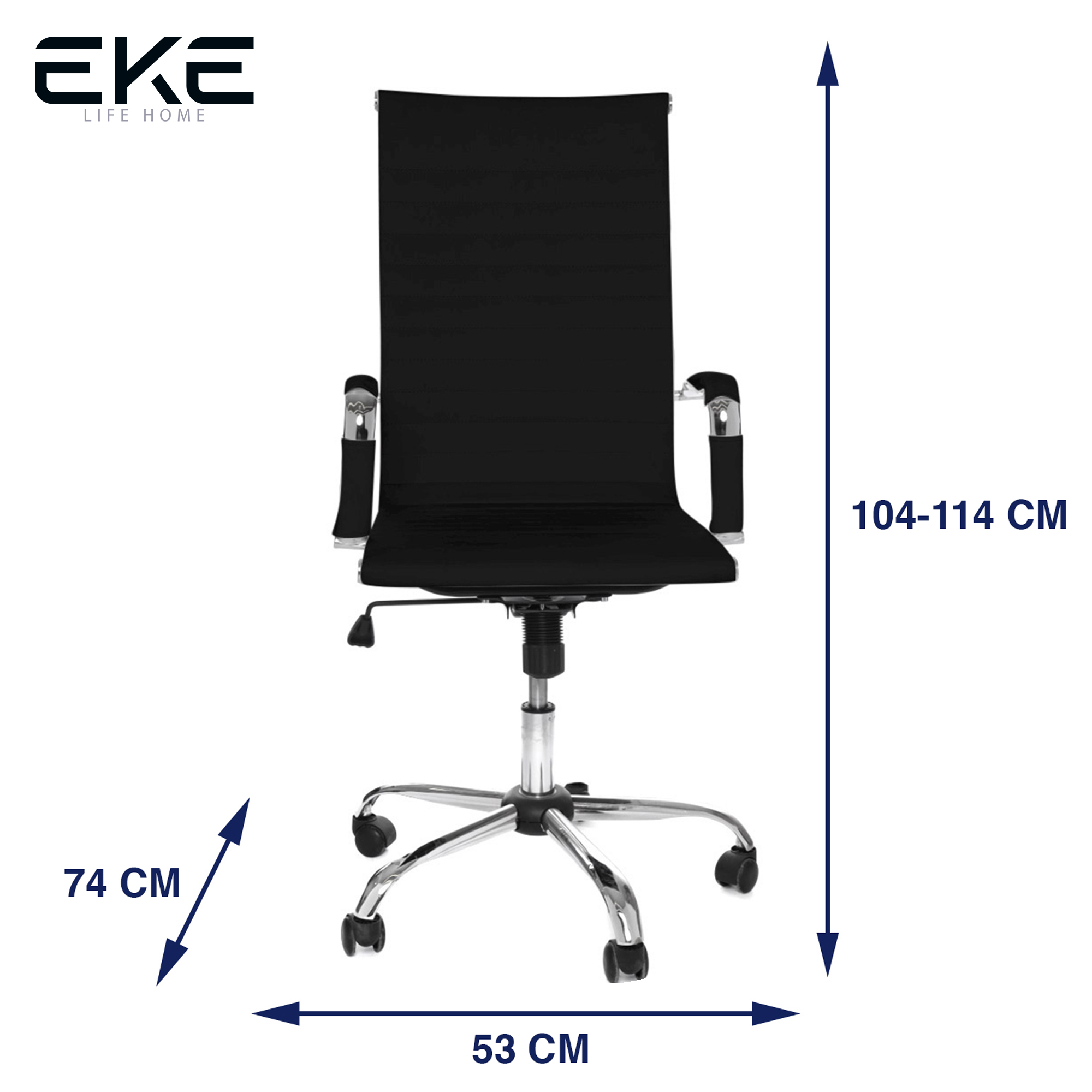 Foto 7 | Silla Eke Life Home Yx8503 Ergonómica color Negro