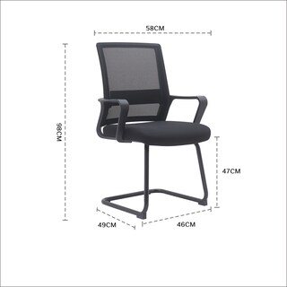 Foto 8 | Sillas Eke Life Home Yx2233 color Negro 2 Piezas