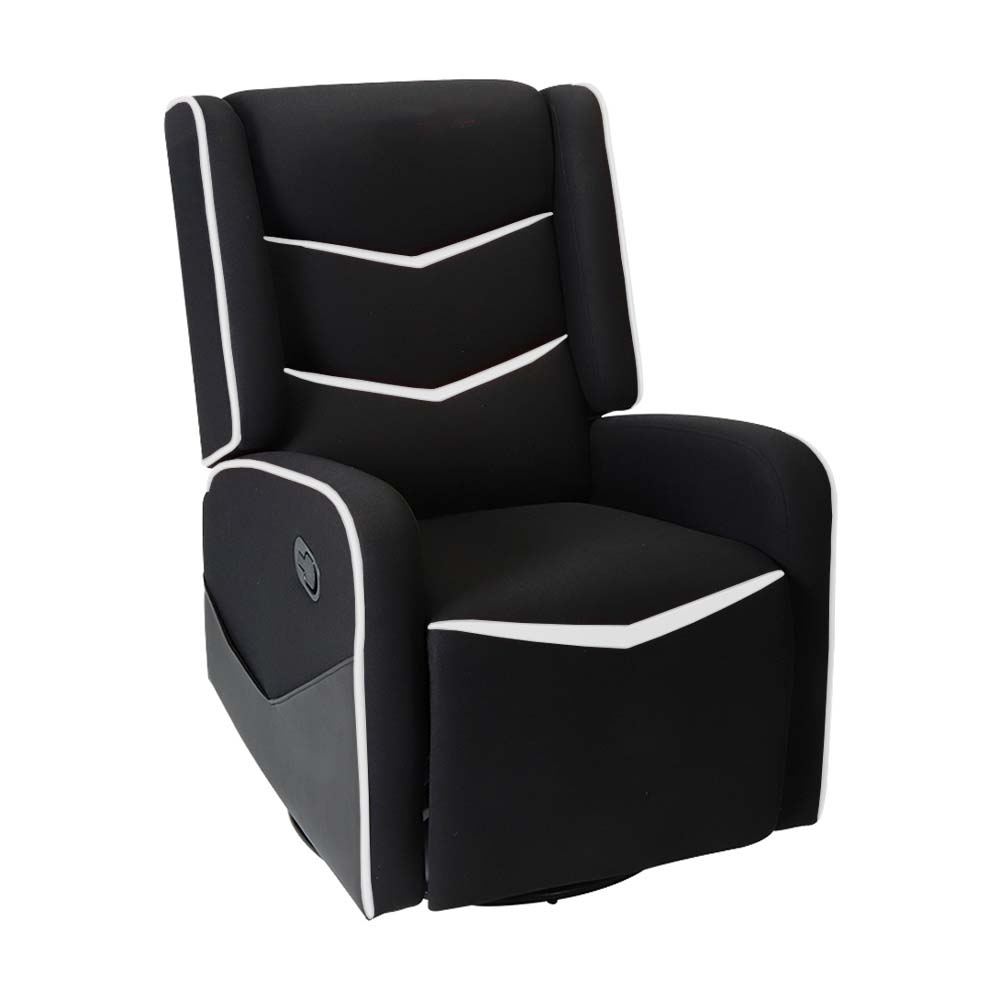 Foto 3 pulgar | Sillón Gamer Reposet VANLIG Giratorio Cronos color Negro con Blanco