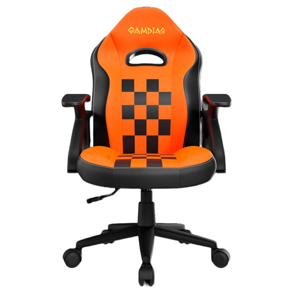 Foto 2 pulgar | Silla Gamer Gamdias Zelus E2 Mini color Negro/Naranja Reclinable 90 kg