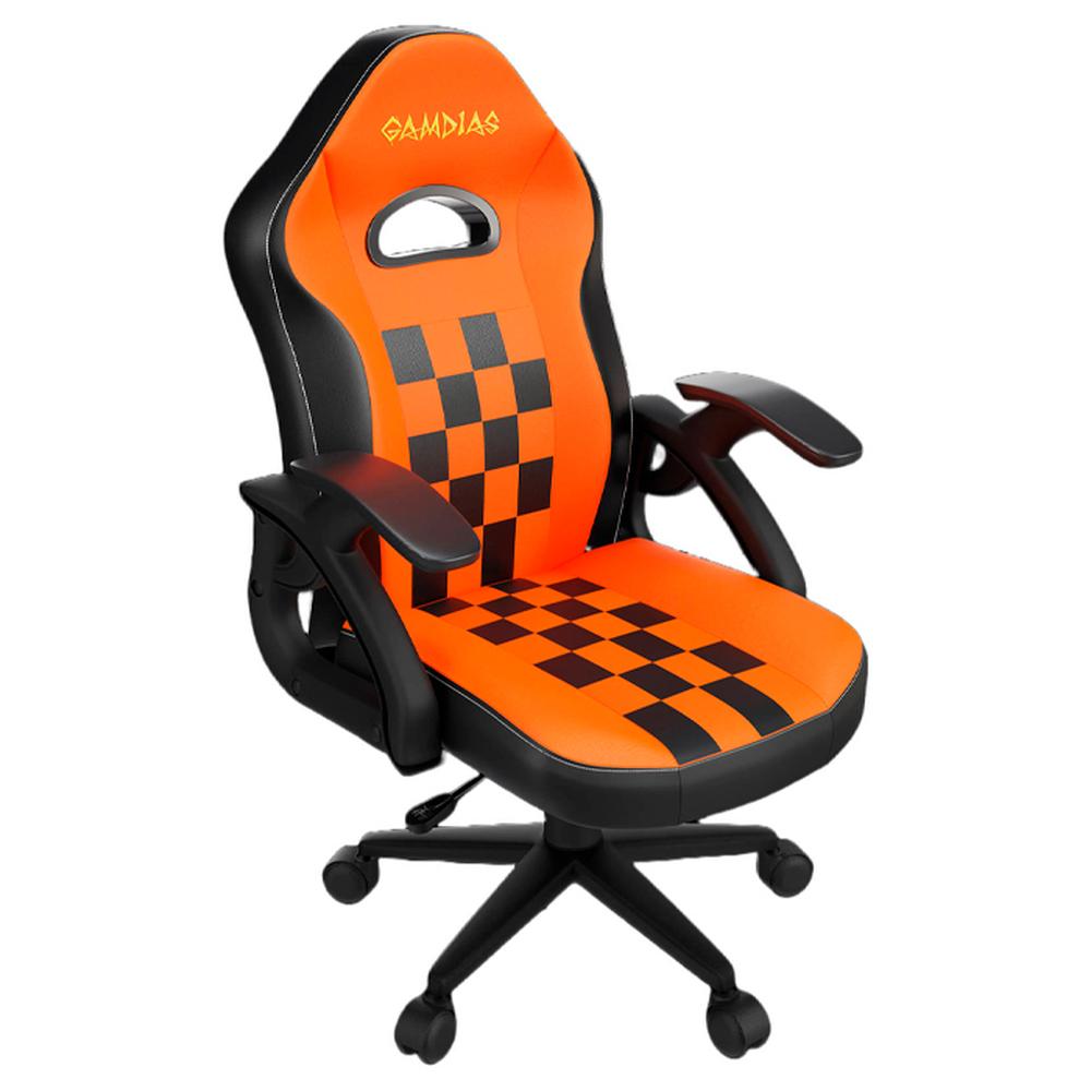 Foto 3 pulgar | Silla Gamer Gamdias Zelus E2 Mini color Negro/Naranja Reclinable 90 kg