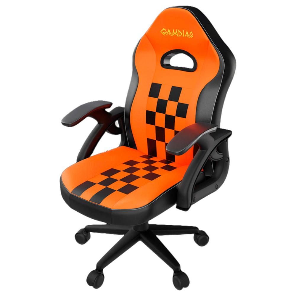 Foto 4 pulgar | Silla Gamer Gamdias Zelus E2 Mini color Negro/Naranja Reclinable 90 kg