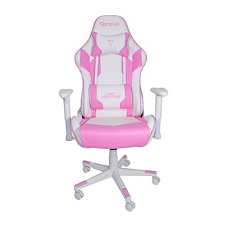 Foto 2 | Silla de Vinipiel Ocelot Gaming Osr-05 Reclinable con Reposabrazos 2d Blanco con Rosa