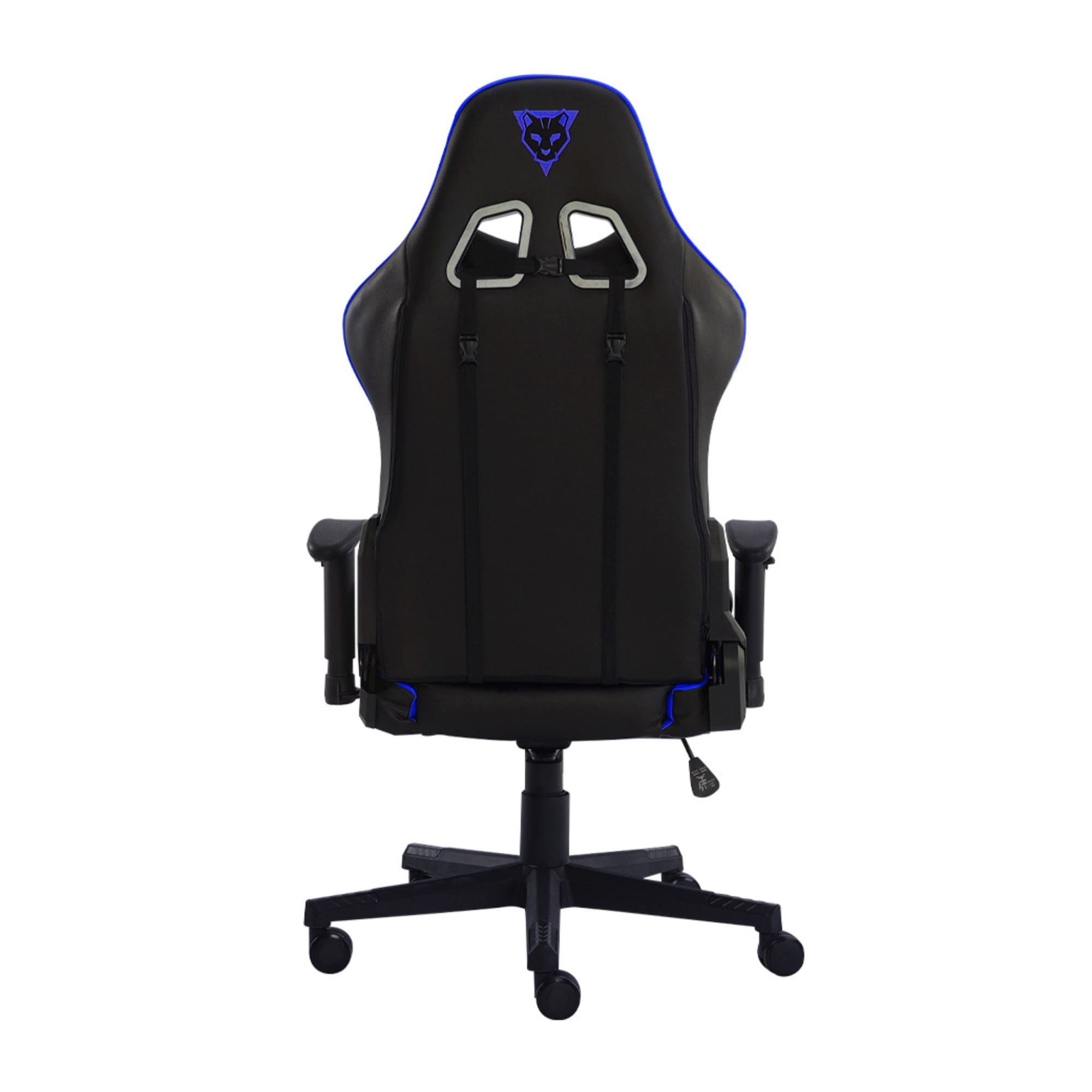 Foto 4 pulgar | Silla de Vinipiel Ocelot Gaming OSBLUE-08 Negro con Azul