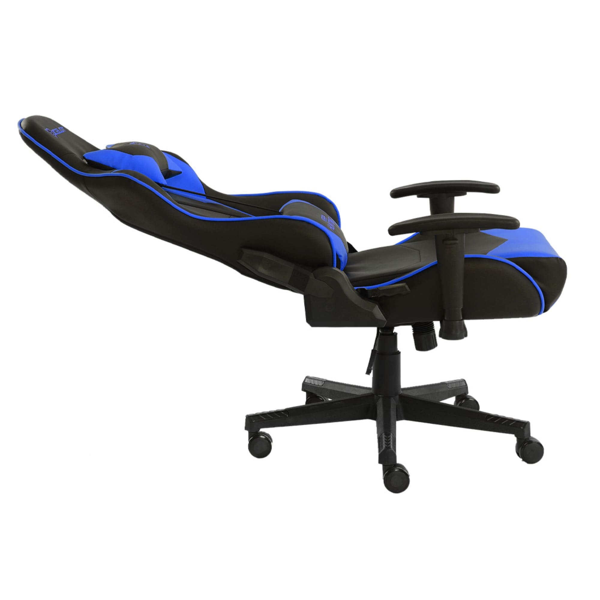 Foto 6 pulgar | Silla de Vinipiel Ocelot Gaming OSBLUE-08 Negro con Azul