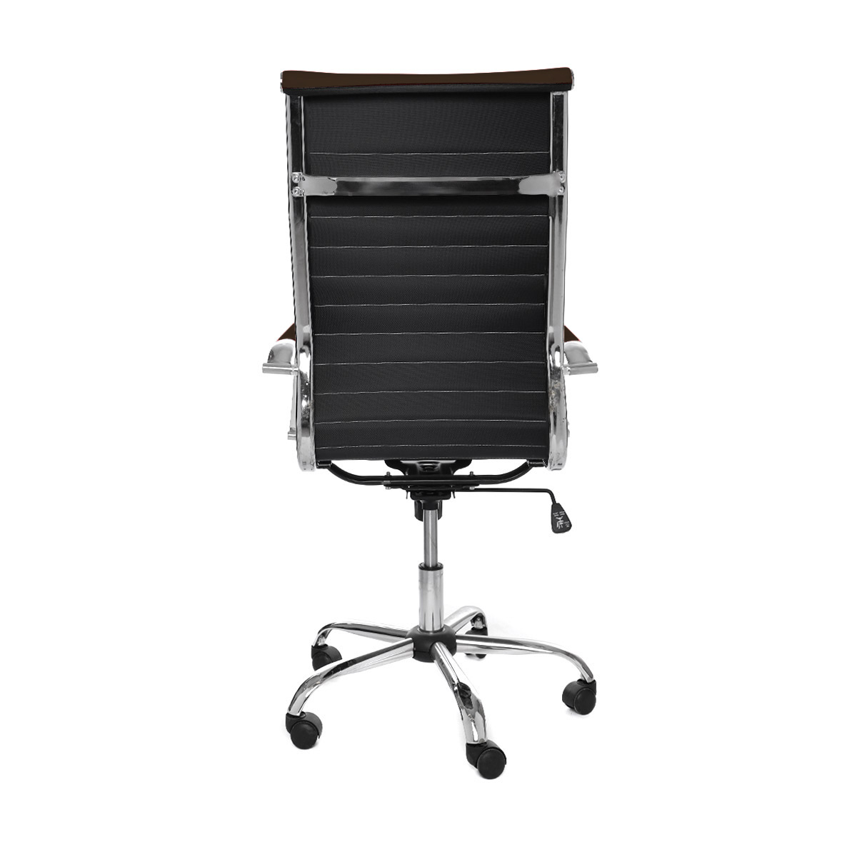 Foto 5 | Silla Ergonómica de Escritorio Eke Life Home YX-8503 Marrón Tapizado en Cuero Sintético Mesh y Tela