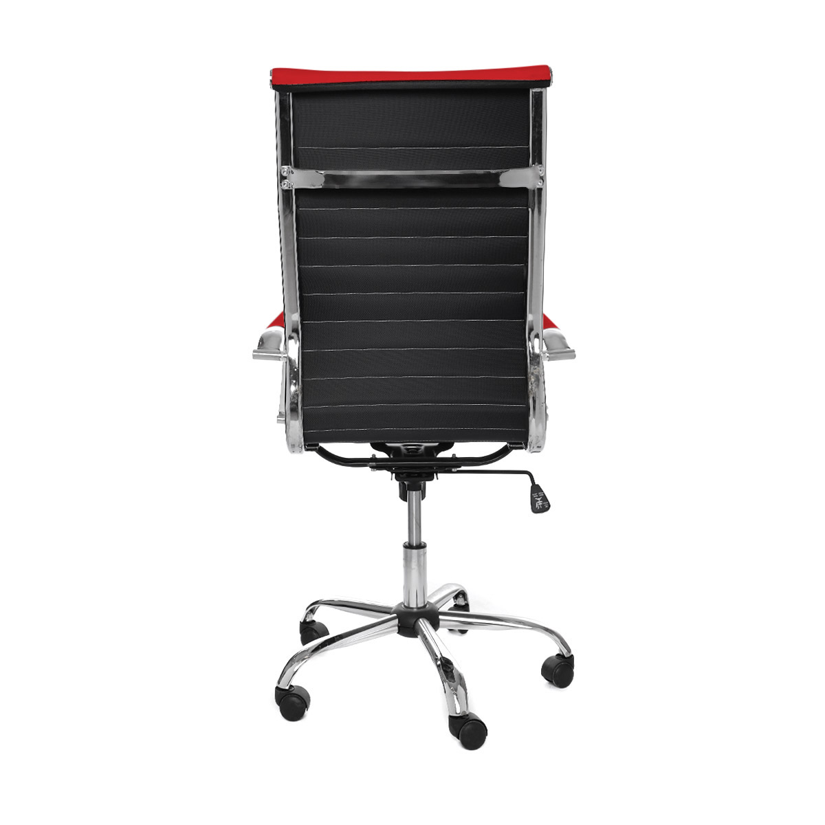 Foto 5 pulgar | Silla Ergonómica de Escritorio Eke Life Home Tapizado en Cuero Sintético Mesh y Tela Rojo