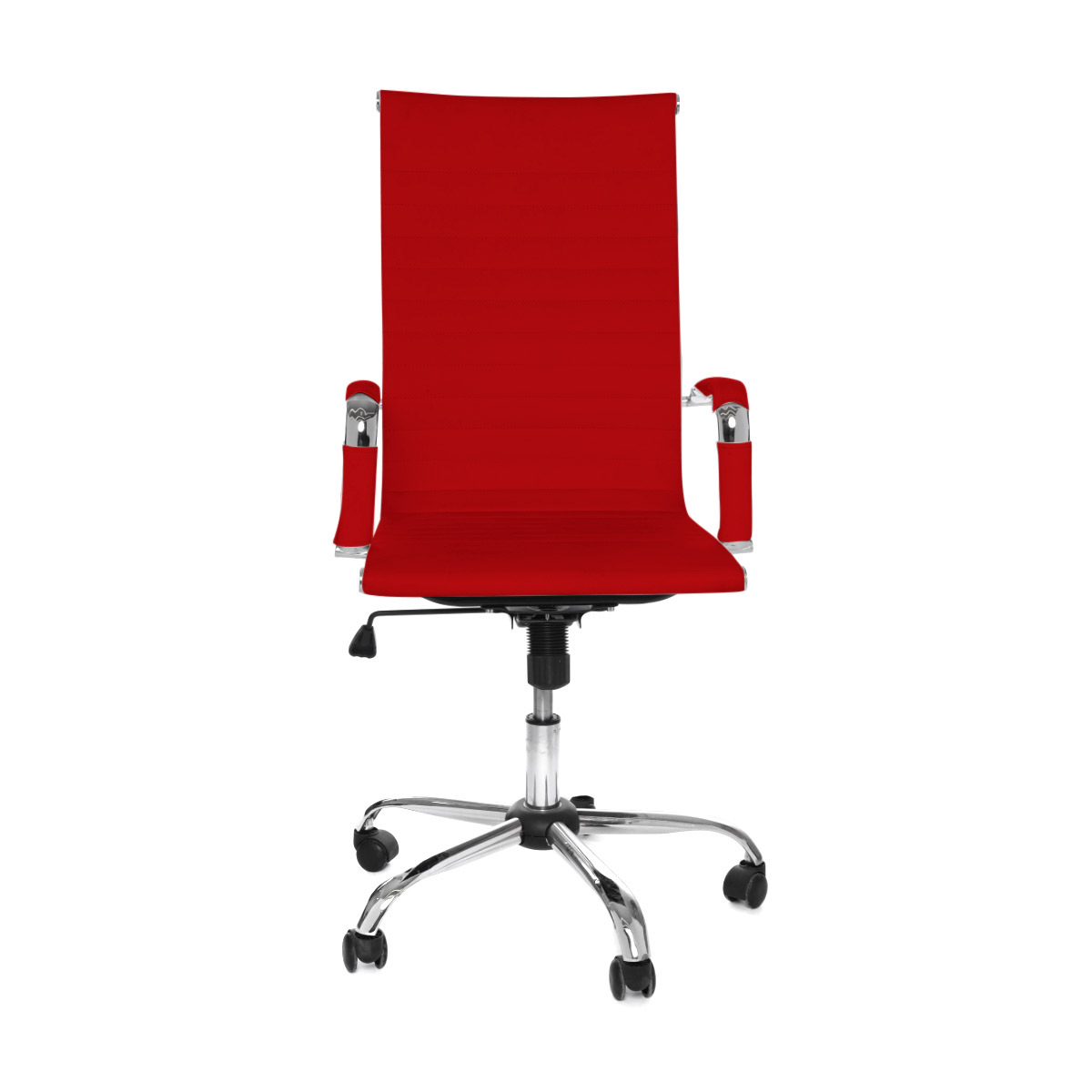 Foto 9 pulgar | Silla Ergonómica de Escritorio Eke Life Home Tapizado en Cuero Sintético Mesh y Tela Rojo