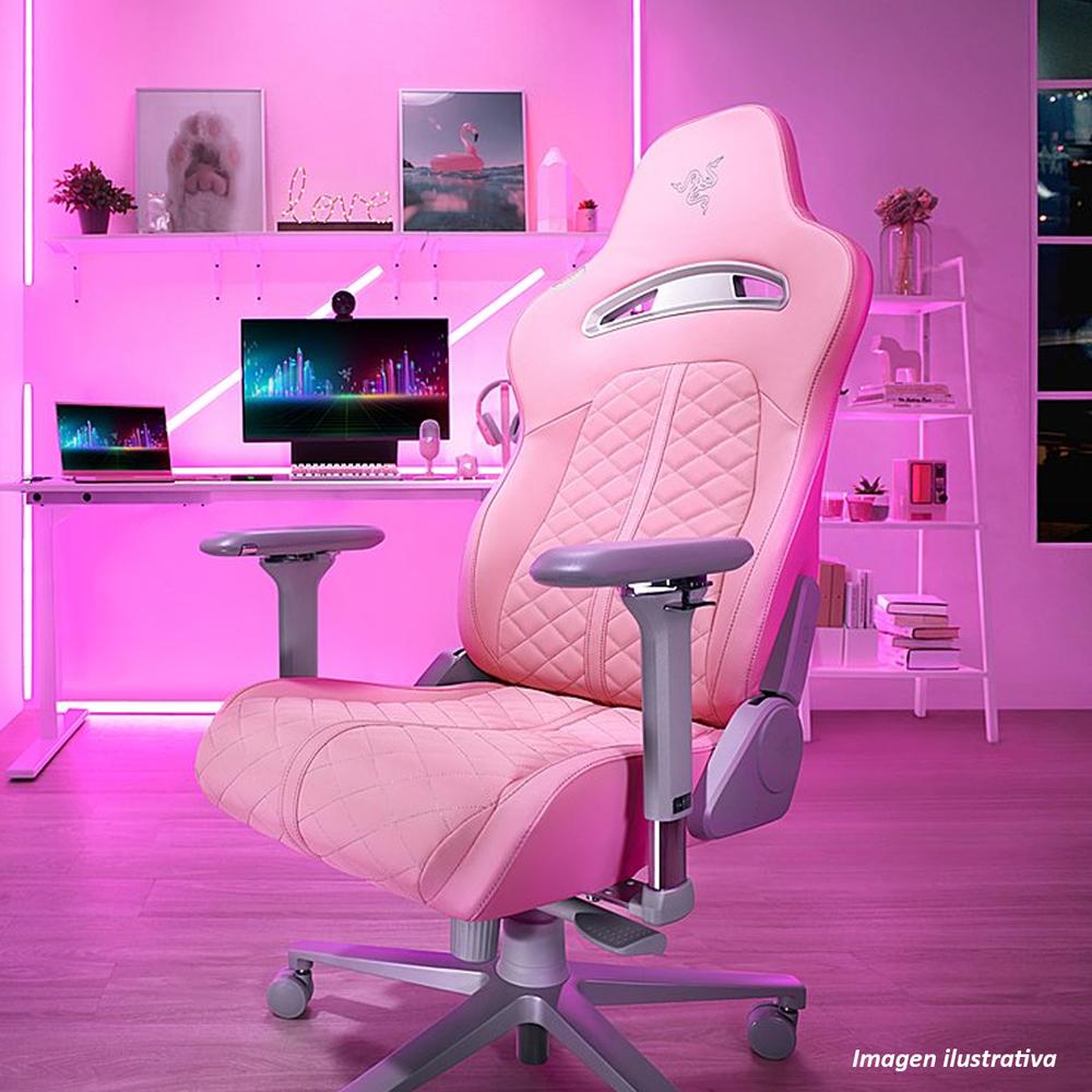 Foto 6 pulgar | Silla Gamer Razer Enki Reposabrazos 4d Clase 4 136 kg Rosa