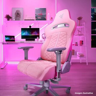 Foto 5 | Silla Gamer Razer Enki Reposabrazos 4d Clase 4 136 kg Rosa