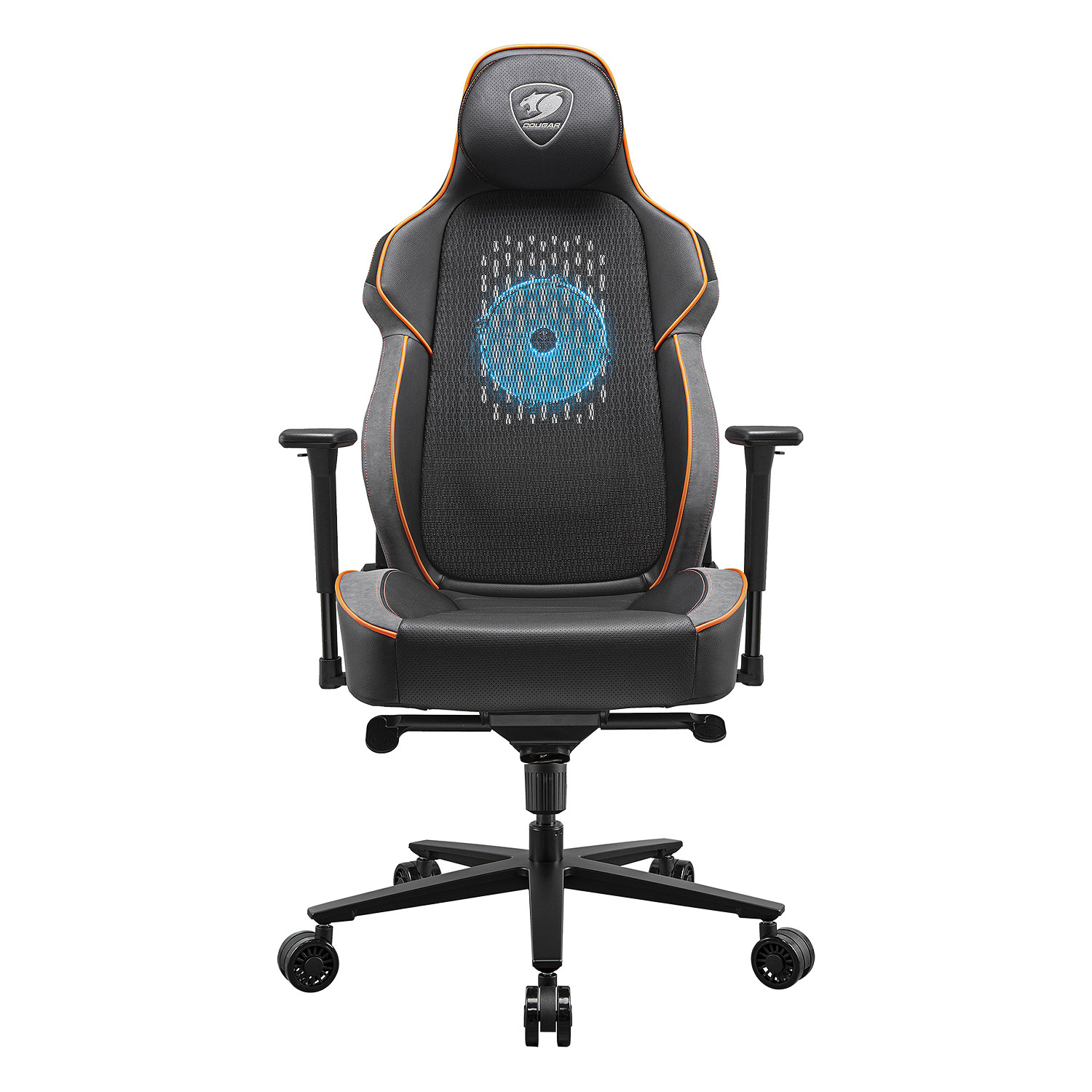 Silla Gamer Cougar Nxsys Negra Ergonómica con Ventilador Argb