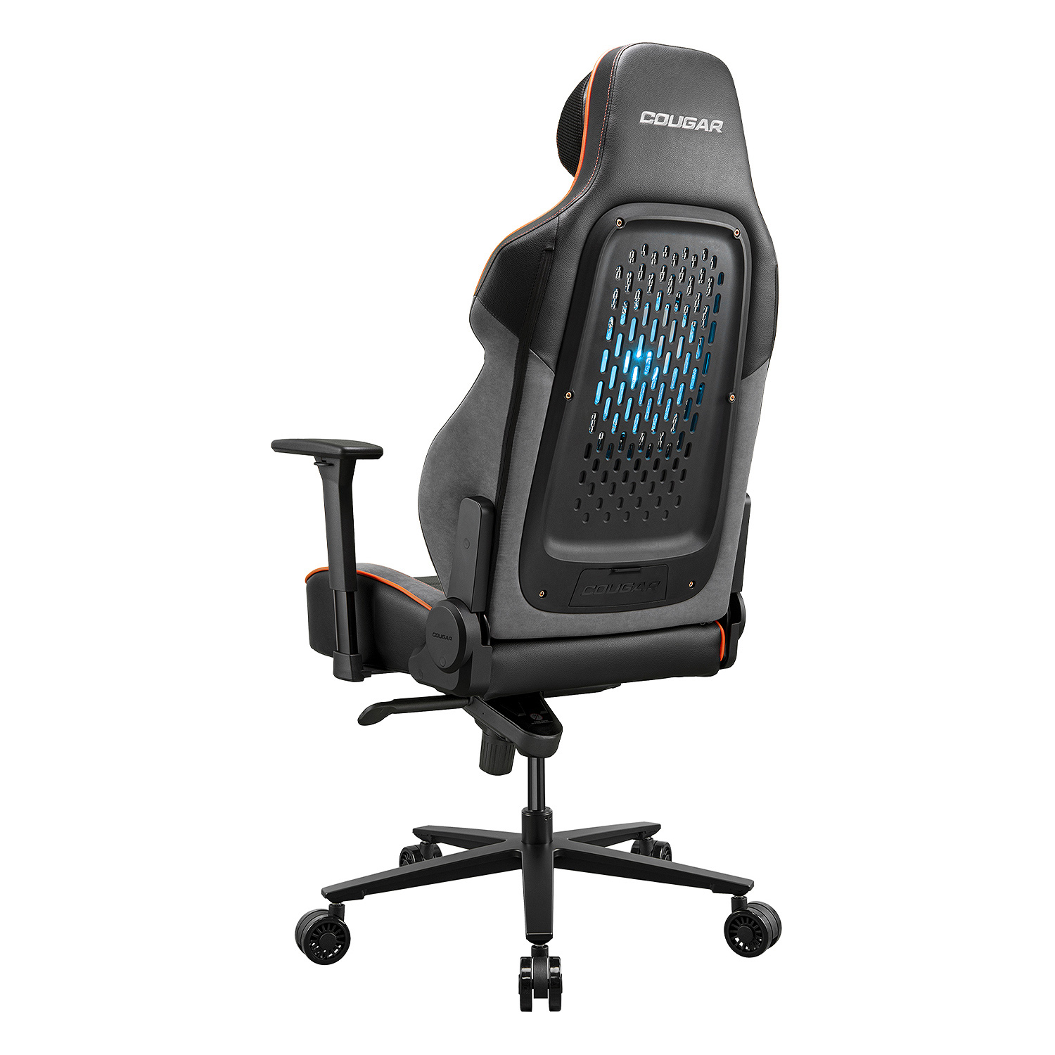 Foto 5 pulgar | Silla Gamer Cougar Nxsys Negra Ergonómica con Ventilador Argb