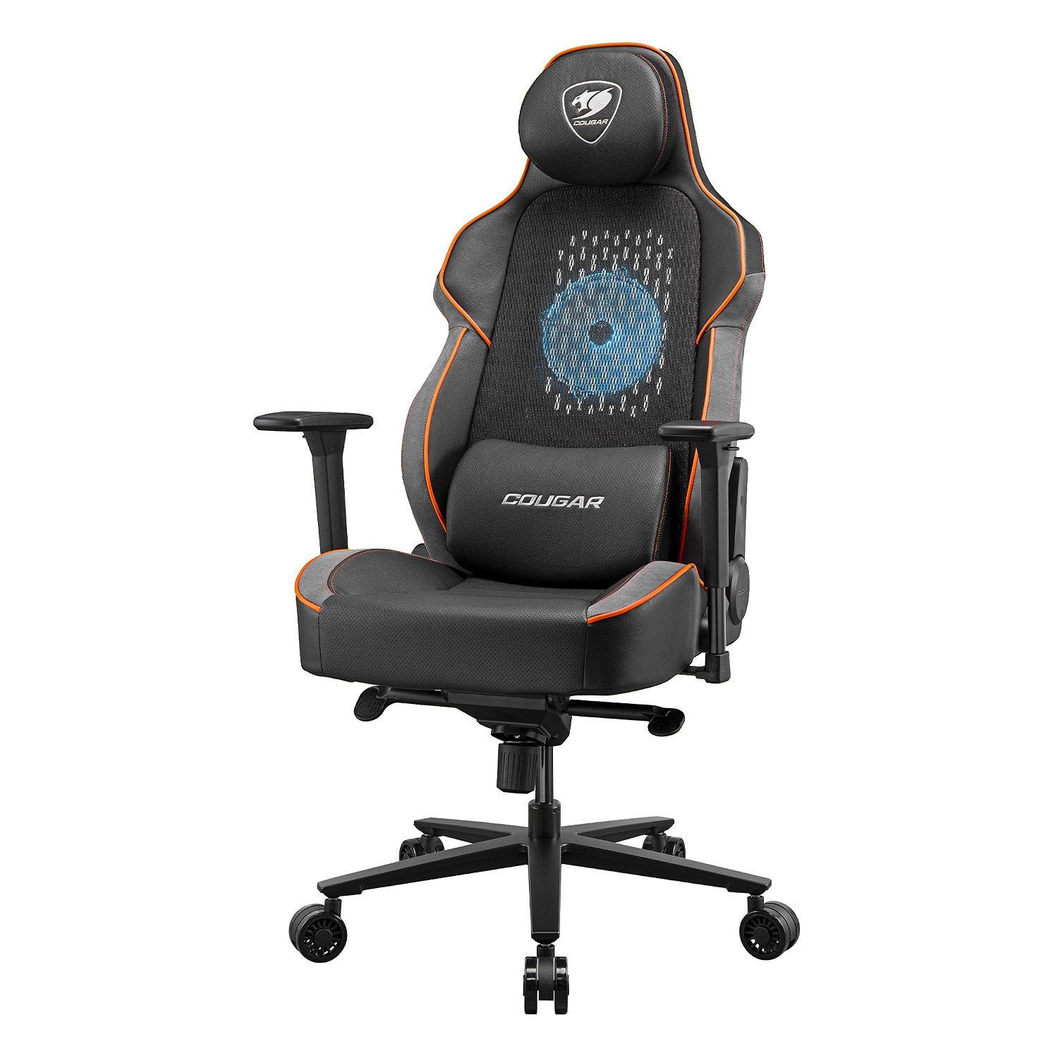 Foto 6 pulgar | Silla Gamer Cougar Nxsys Negra Ergonómica con Ventilador Argb