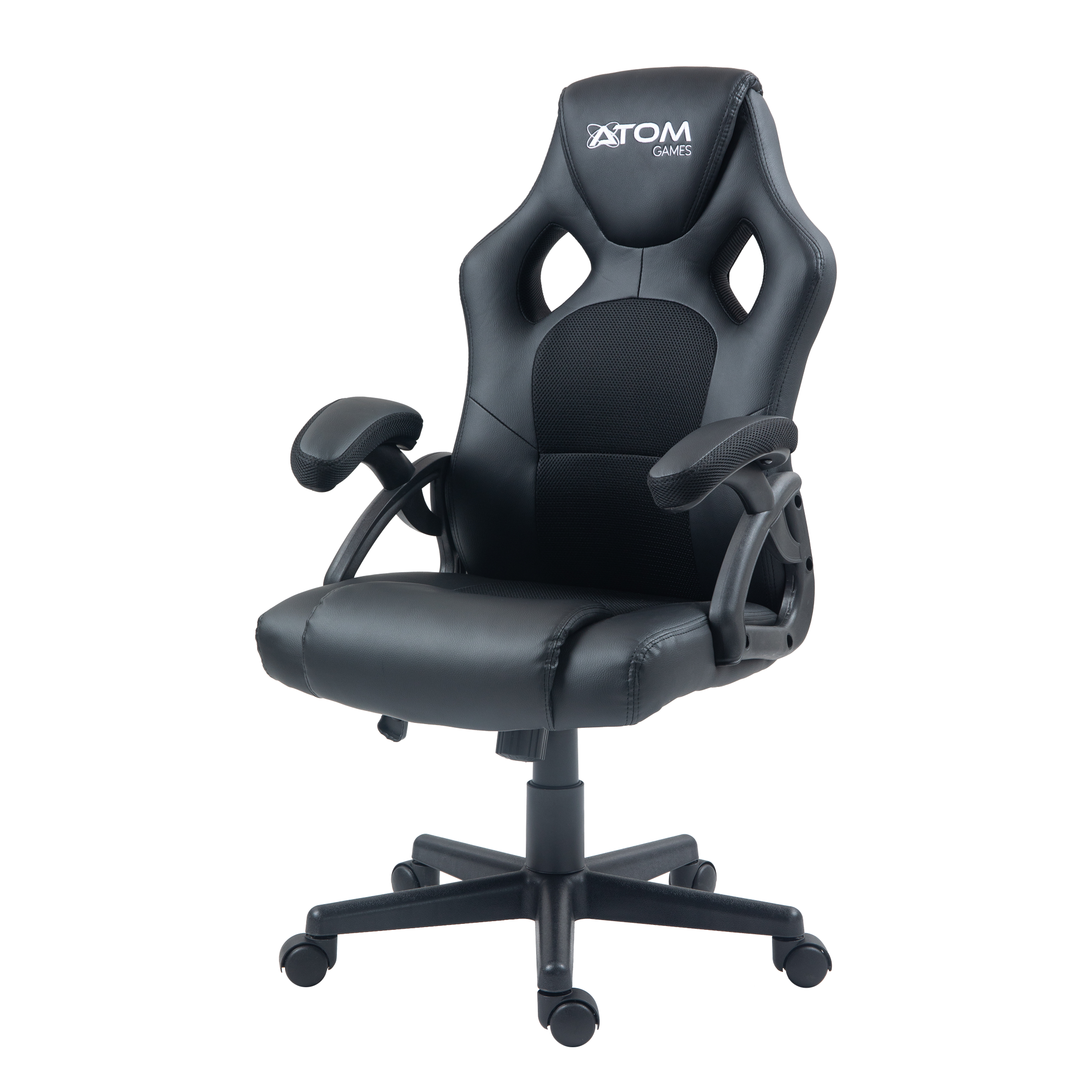 Foto 6 pulgar | Silla Pc Gaming Negro Atomgames