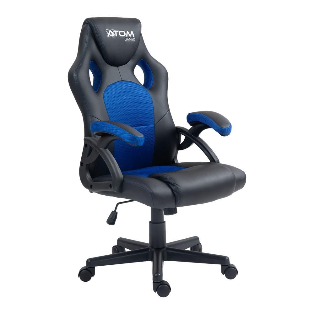 Foto 3 pulgar | Silla Pc Gaming Azul Atomgames