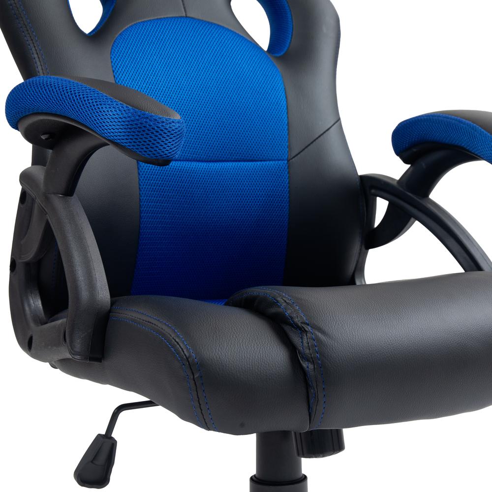 Foto 8 pulgar | Silla Pc Gaming Azul Atomgames