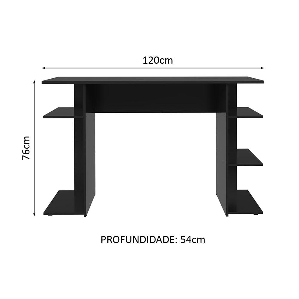 Foto 4 pulgar | Escritorio Para Computadora Gamer Negro 9424 Madesa