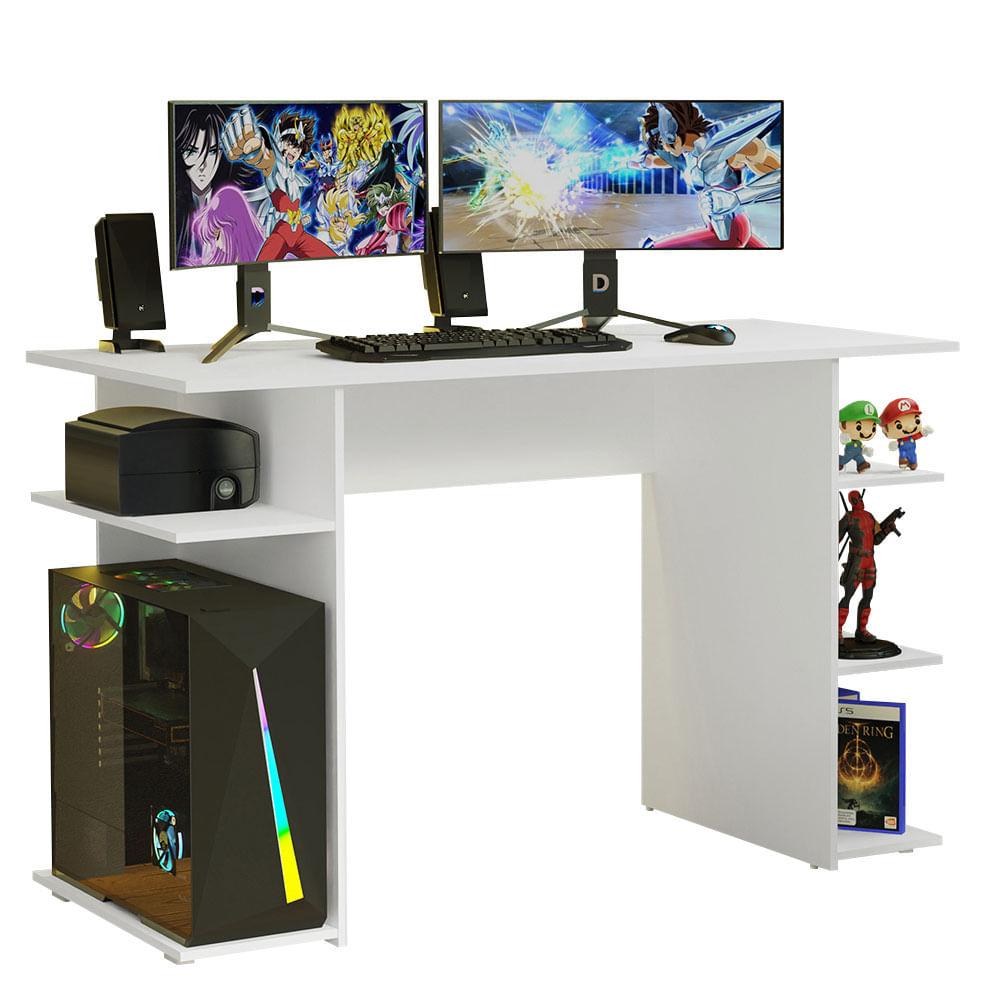Escritorio Para Computadora Gamer Blanco 9424 Madesa