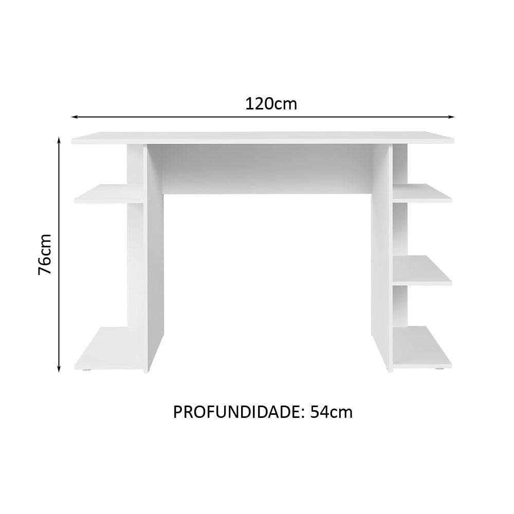 Foto 4 pulgar | Escritorio Para Computadora Gamer Blanco 9424 Madesa