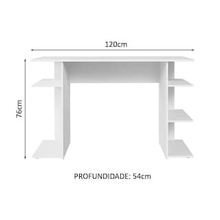 Foto 3 | Escritorio Para Computadora Gamer Blanco 9424 Madesa