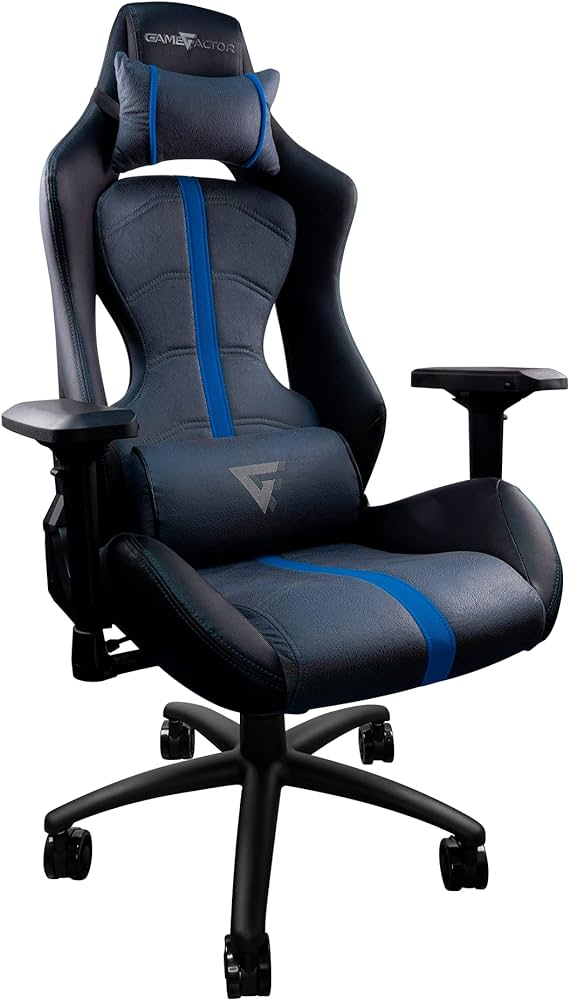 Foto 2 pulgar | Silla Gamer Factor Reclinable con Descansa Brazos Negra