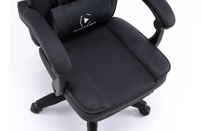 Foto 8 | Silla Gamer Playfever Omega Escritorio Ergonómica Reclinable Negra
