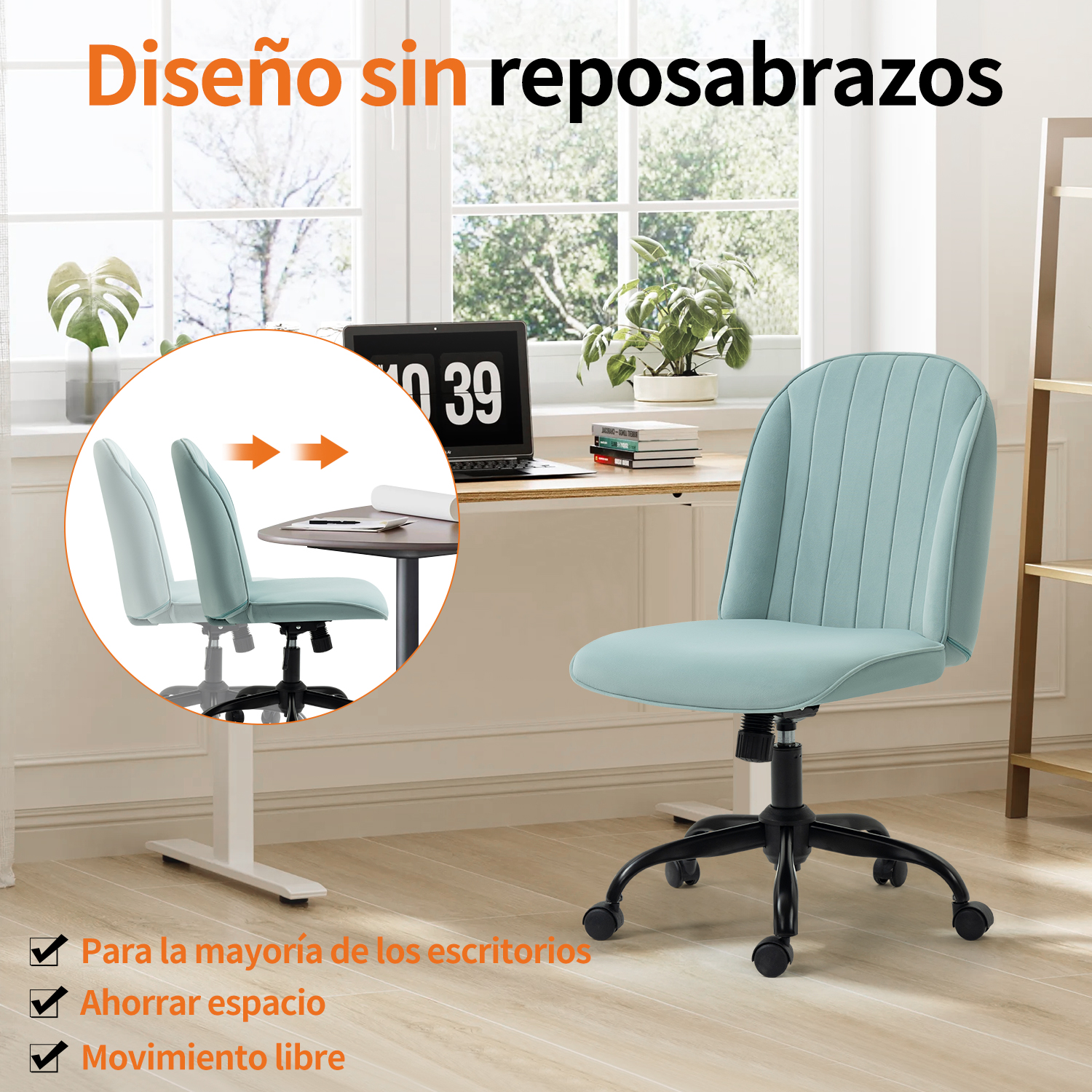 Foto 5 pulgar | Silla Ergonómica Homemake Loromba Verde