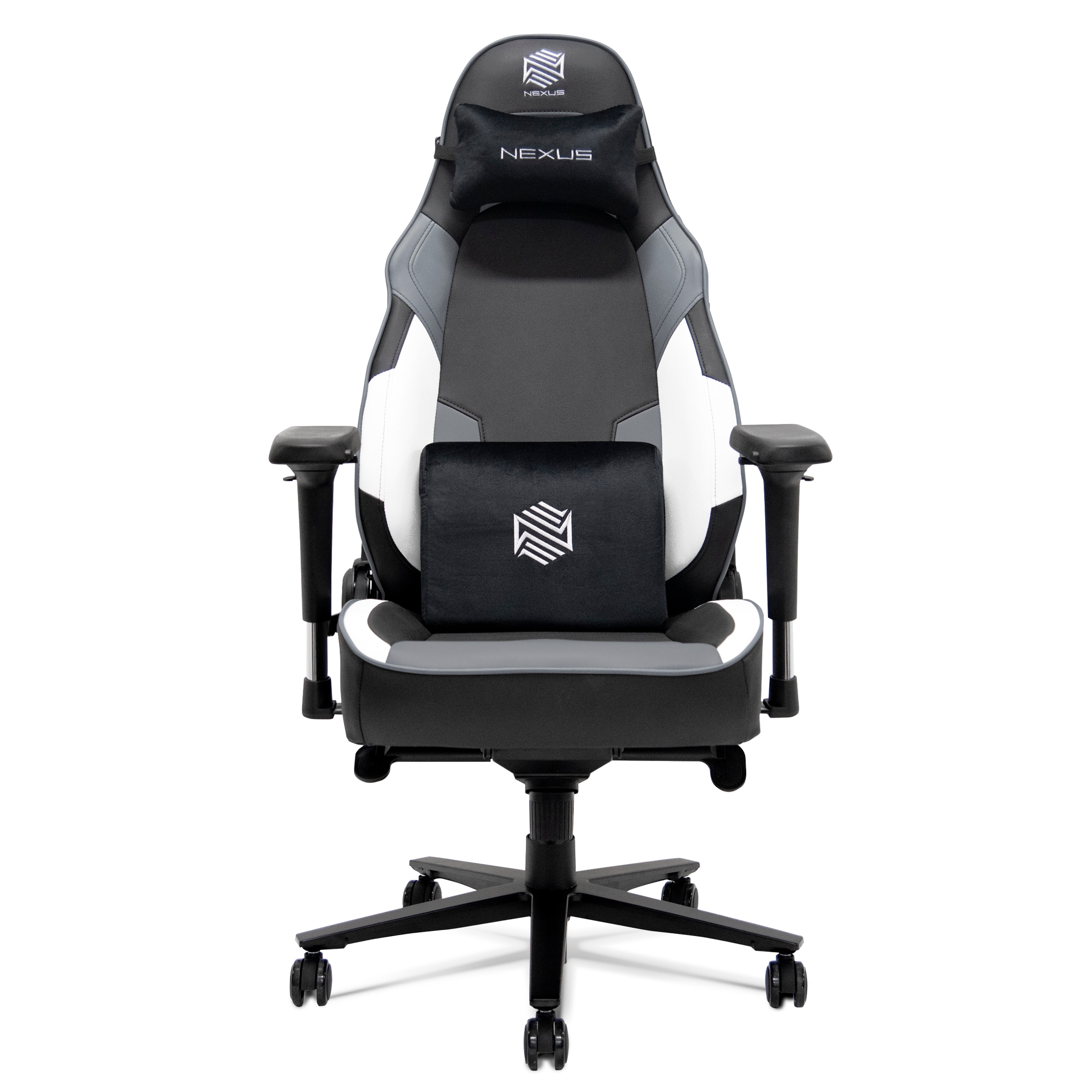 Silla Gamer Nexus Apex Escritorio Oficina Reclinable Confort (negro/gris) $7,999