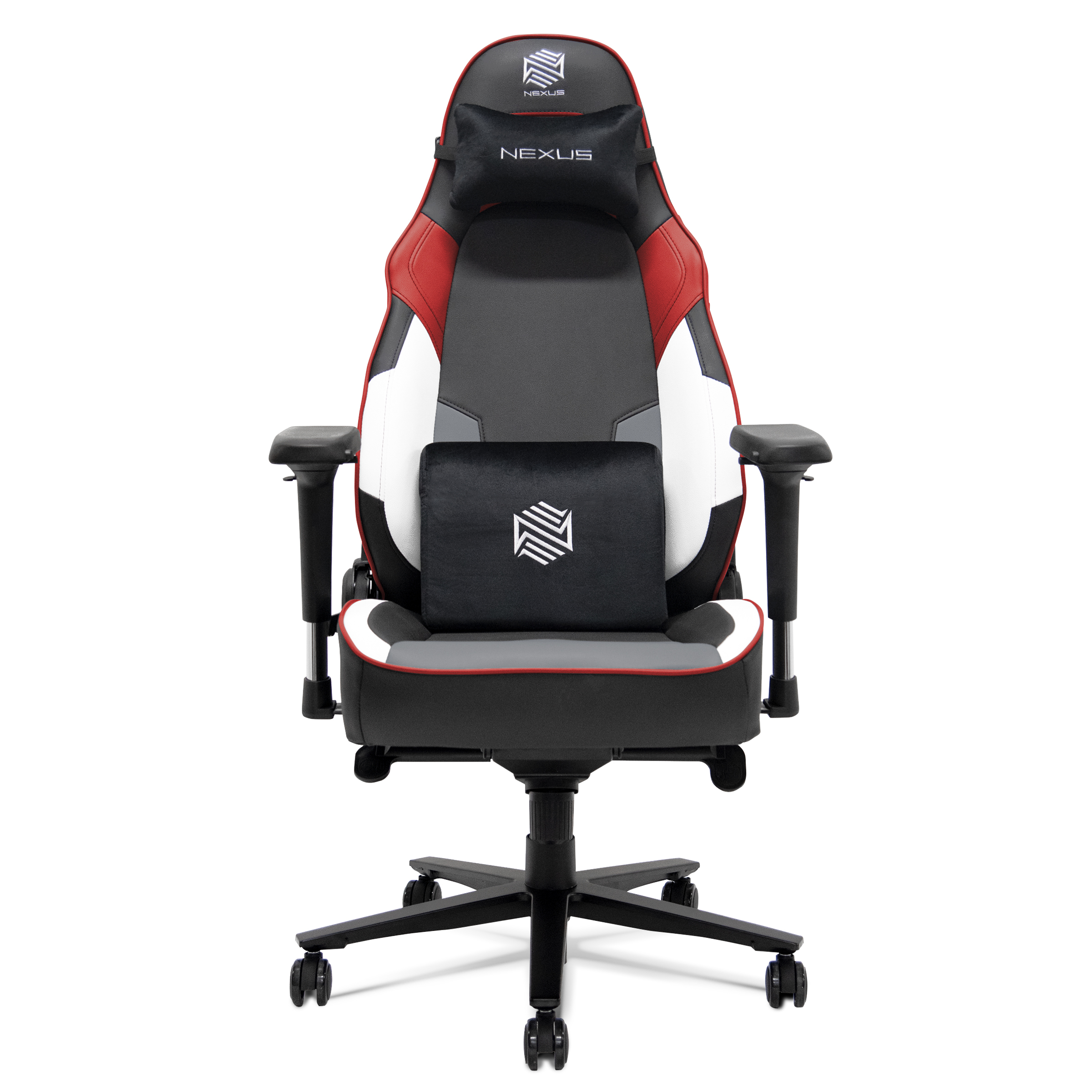 Foto 2 pulgar | Silla Gamer Nexus Apex Escritorio Oficina Reclinable Confort (negro/rojo)