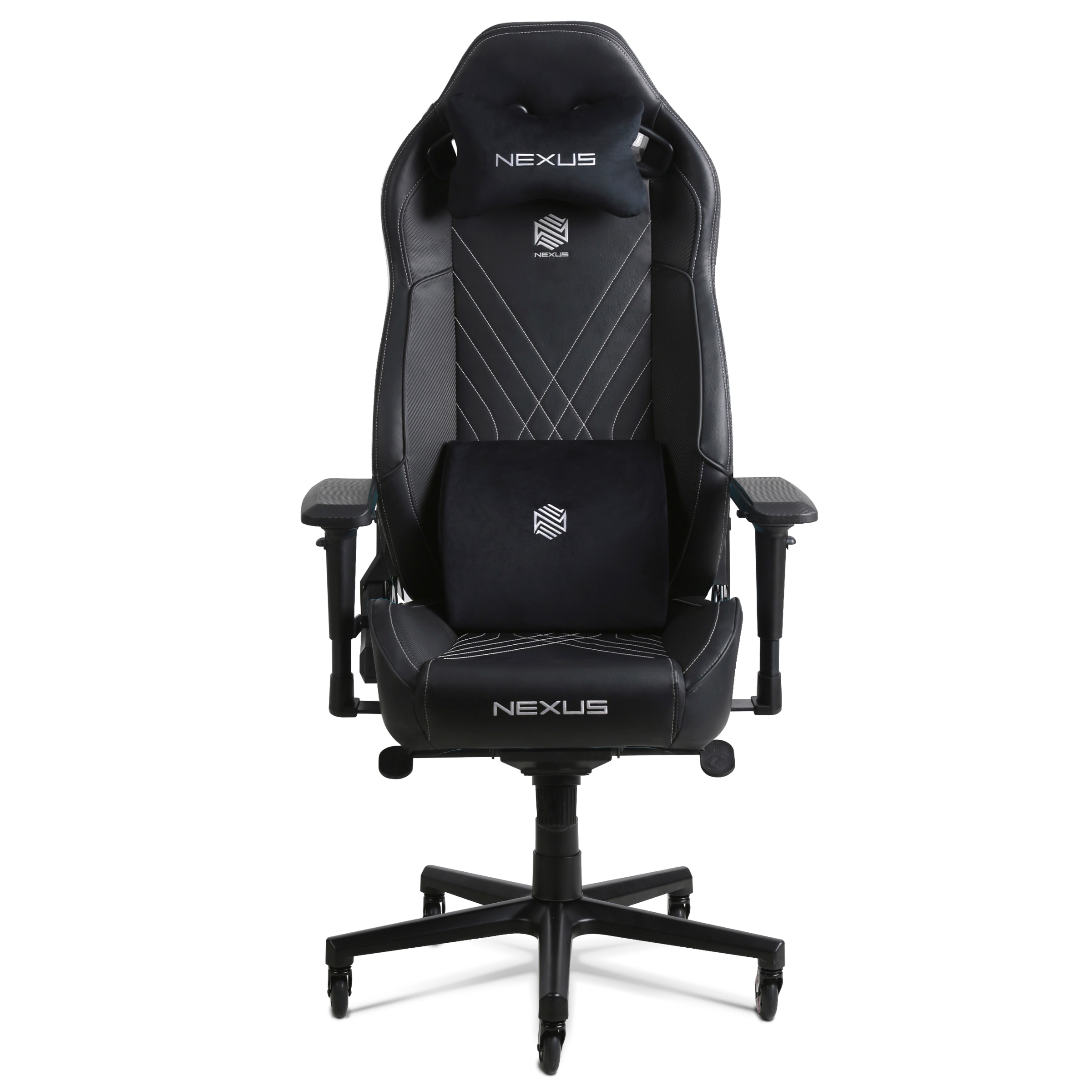 Silla Gamer Nexus Shark Premium Reclinable Giratoria Oficina (negro) $11,599