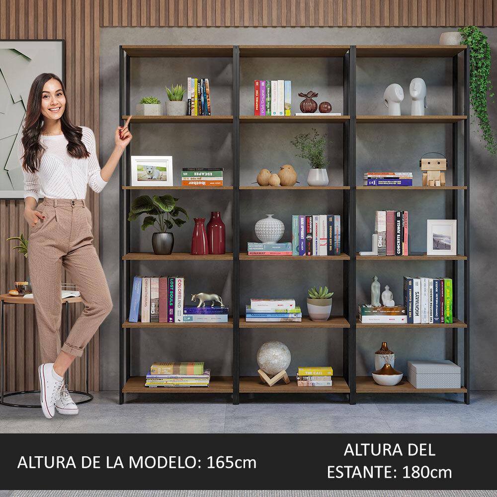 Foto 6 pulgar | Estante Multifuncional Librería Modular Madesa 177 cm