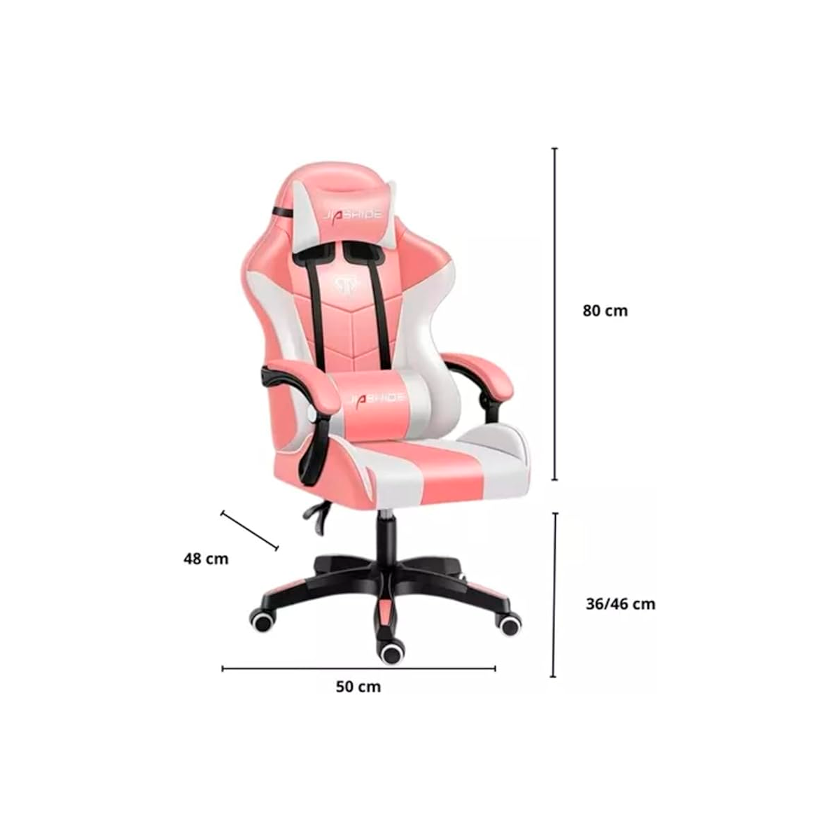 Foto 6 pulgar | Silla Gamer Reclinable Rosa