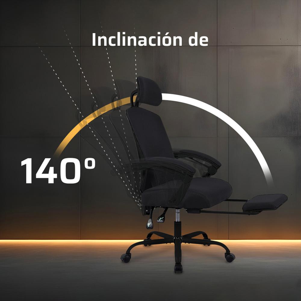 Foto 4 pulgar | Silla Gamer Balam Rush Reclinable 140°