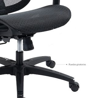 Foto 4 | Silla de Oficina Gamer Microcase Big Boss V2 Negra