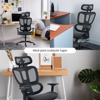 Foto 7 | Silla de Oficina Gamer Microcase Big Boss V2 Negra