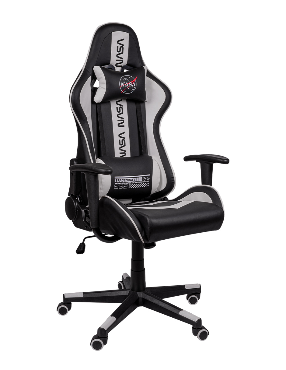 Foto 5 pulgar | Silla Gaming Nasa Negra Ajustable Negra