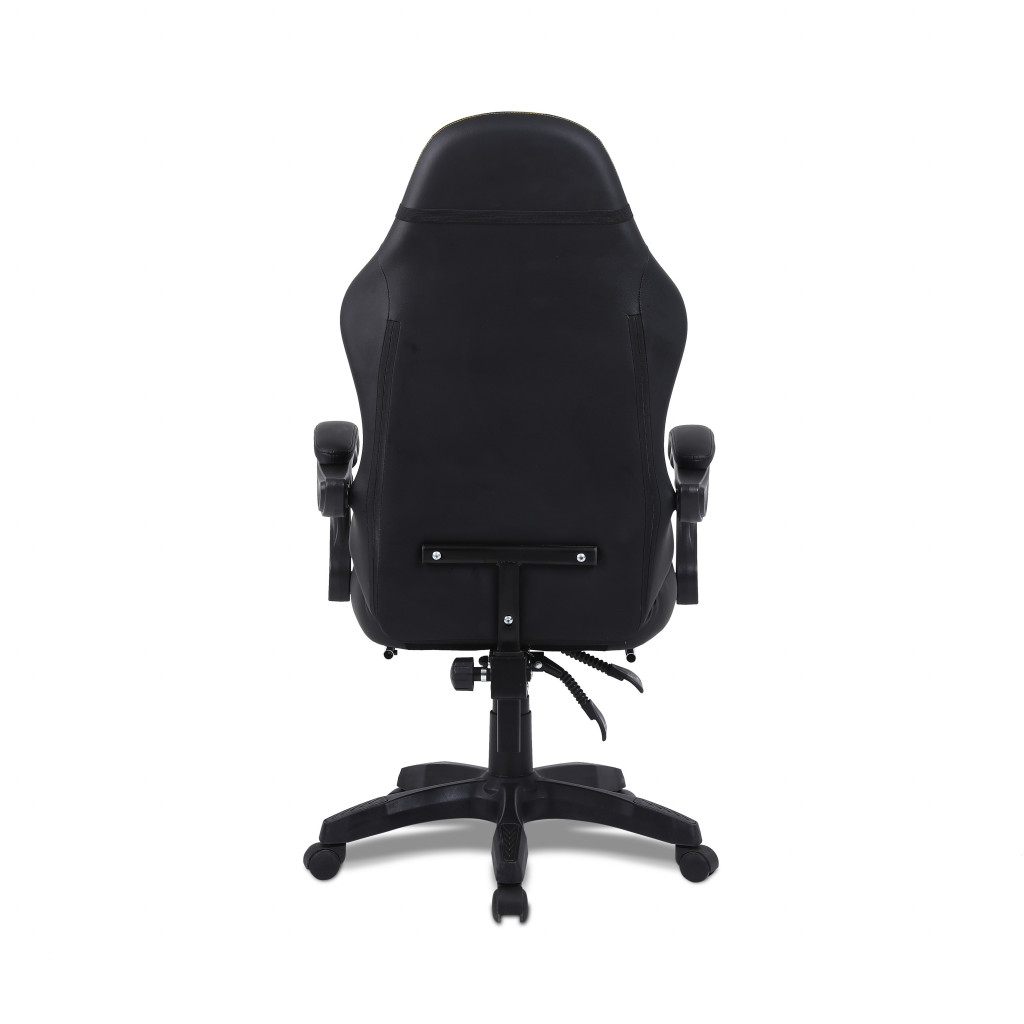 Foto 5 pulgar | Silla Gamer Getttech Gar-gaopy-g2-yl Respaldo Ajustable, Reposapies Y Almohada De Masaje Ruedas Silenciosas 120k