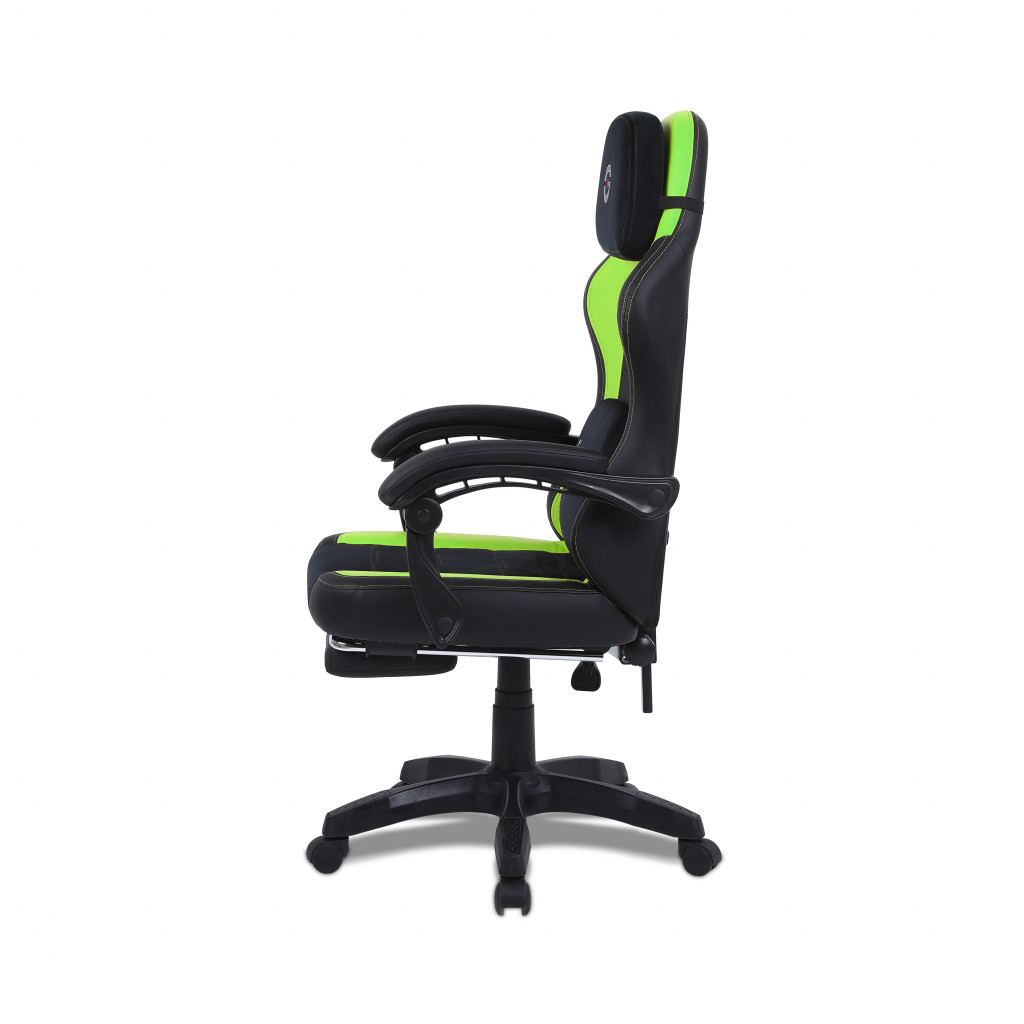 Foto 4 pulgar | Silla Gamer Getttech Gar-gaopy-g2-gr Respaldo Ajustable, Reposapies Y Almohada De Masaje Ruedas Silenciosas 120 Kg