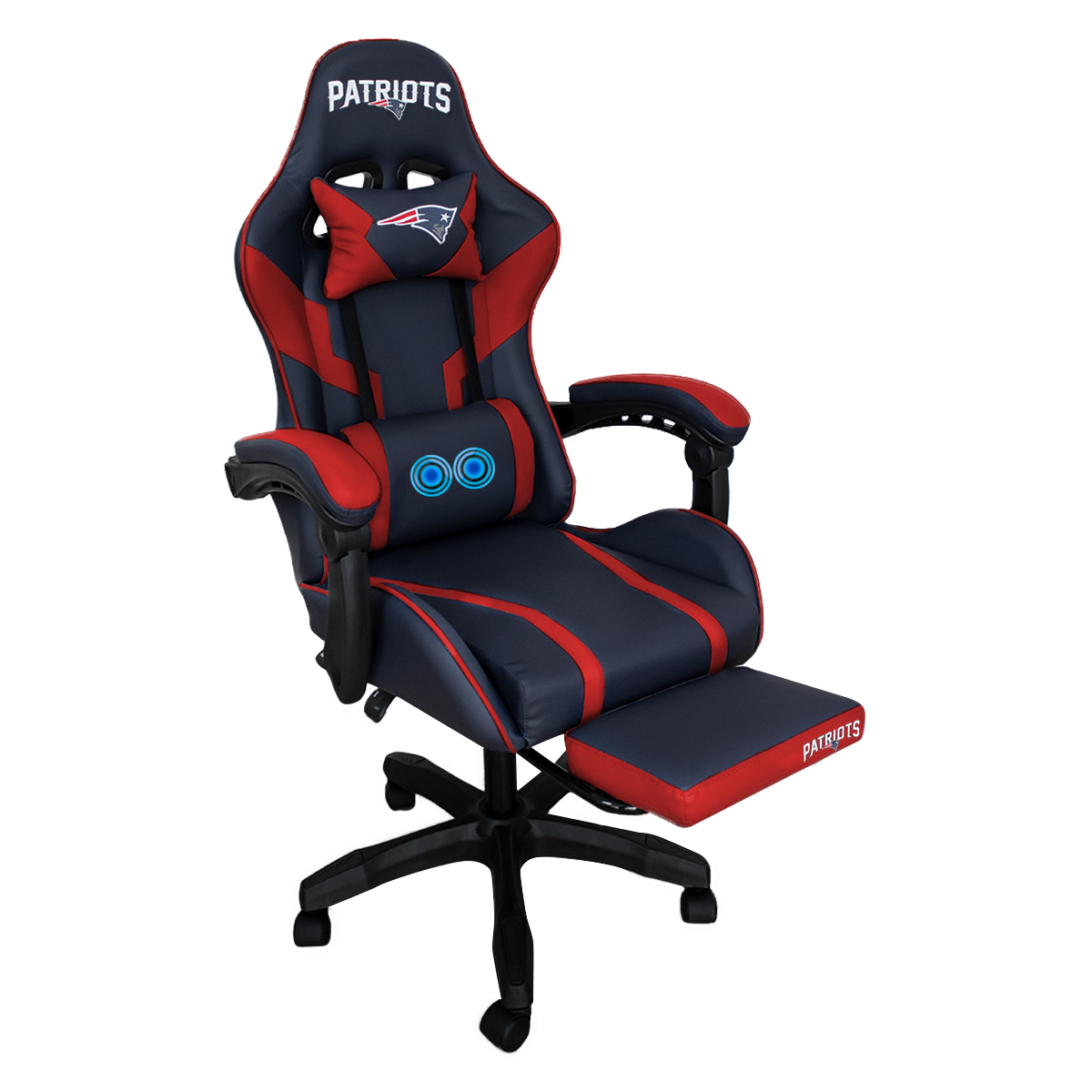 Silla Gamer NFL New England Patriots Reclinable Con Reposapiés