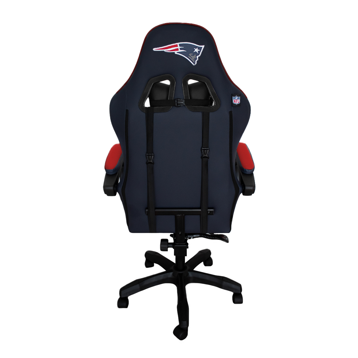 Foto 7 pulgar | Silla Gamer NFL New England Patriots Reclinable Con Reposapiés