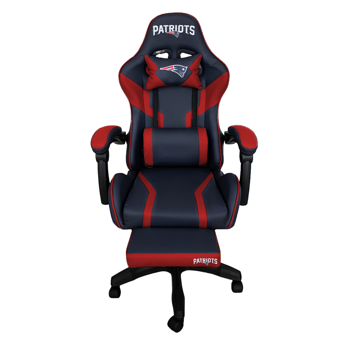 Foto 8 pulgar | Silla Gamer NFL New England Patriots Reclinable Con Reposapiés