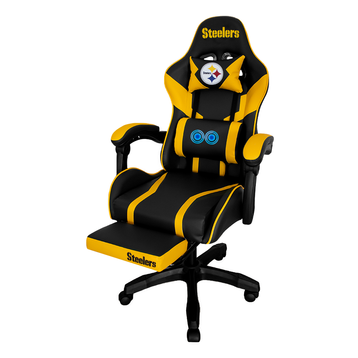 Foto 2 pulgar | Silla Gamer NFL Pittsburgh Steelers Reclinable