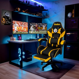 Foto 2 | Silla Gamer NFL Pittsburgh Steelers Reclinable