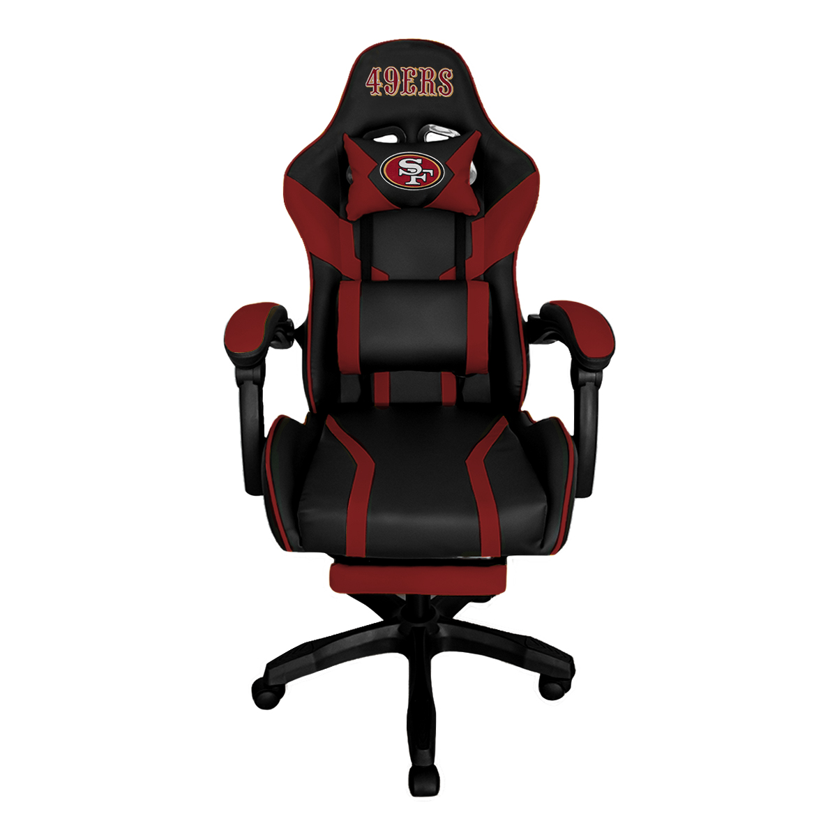 Foto 8 pulgar | Silla Gamer NFL San Francisco49s Reclinable